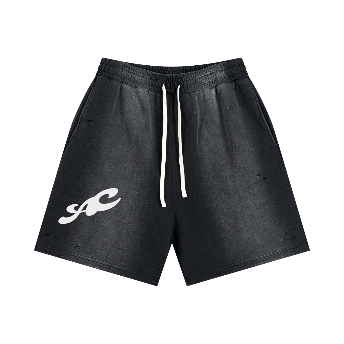Sun Fade Distressed Shorts